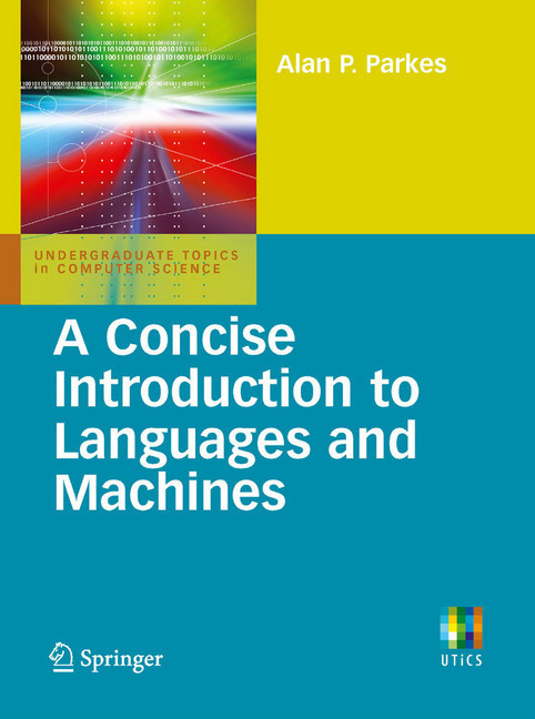 A Concise Introduction to Languages and Machines main product photo