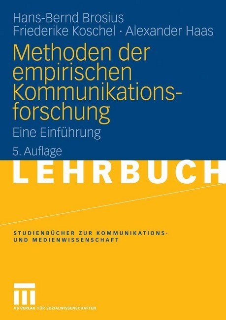 Methoden der empirischen Kommunikationsforschung main product photo