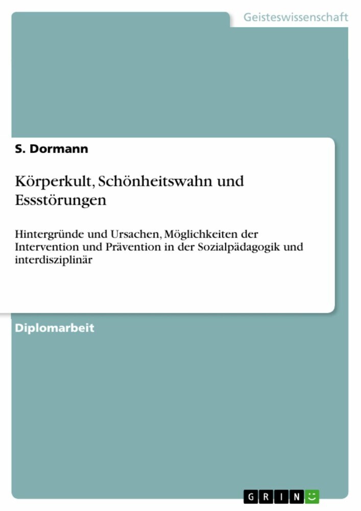 Körperkult, Schönheitswahn und Essstörungen main product photo