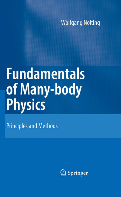 Fundamentals of Many-body Physics main product photo