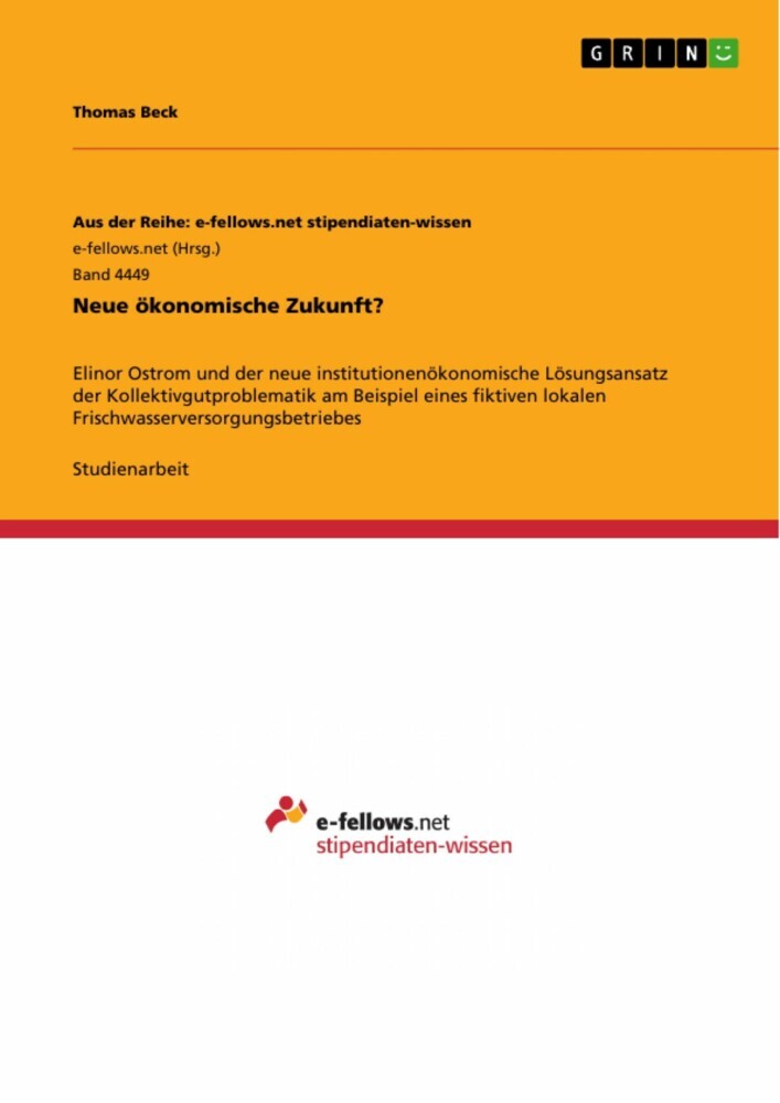 Neue ökonomische Zukunft? main product photo