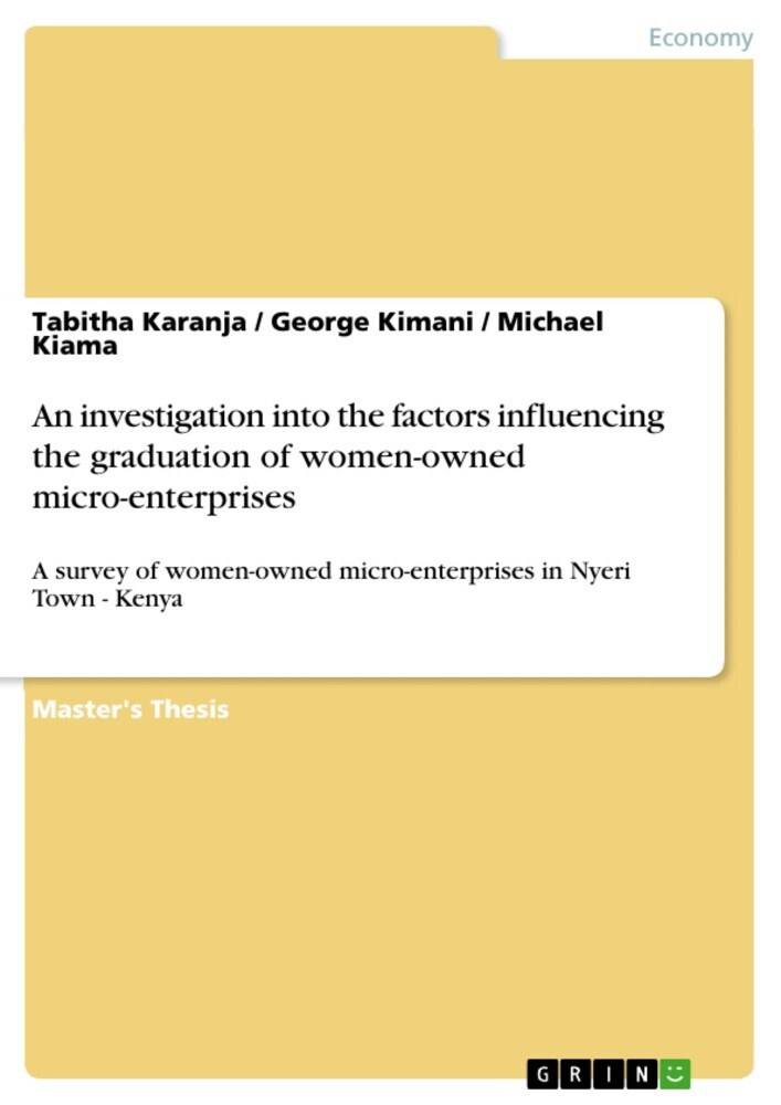 An investigation into the factors influencing the graduation of women-owned micro-enterprises main product photo