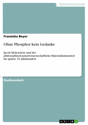 Ohne Phosphor kein Gedanke