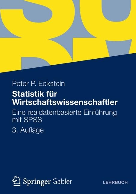 Statistik für Wirtschaftswissenschaftler main product photo