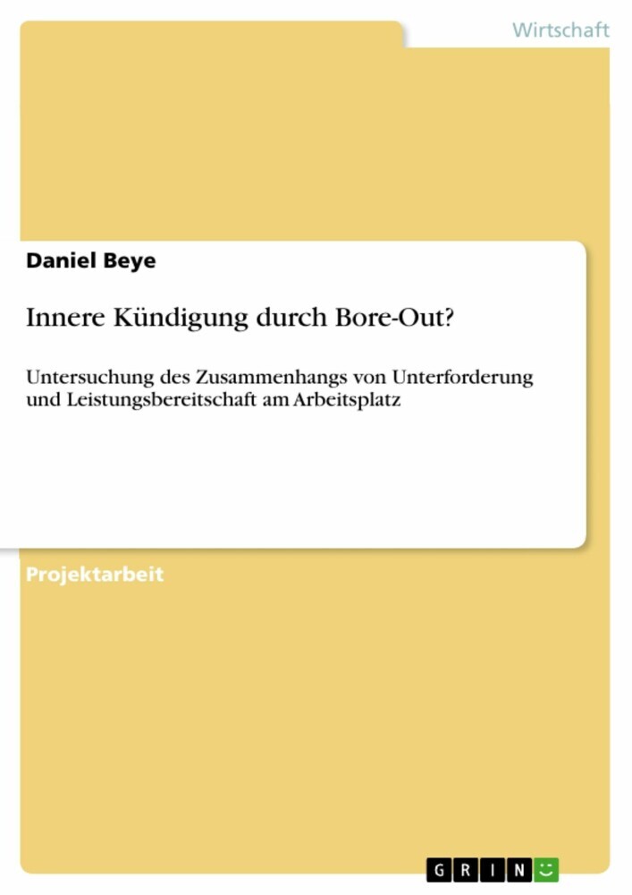 Innere Kündigung durch Bore-Out? main product photo