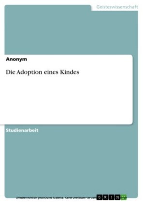 Die Adoption eines Kindes
