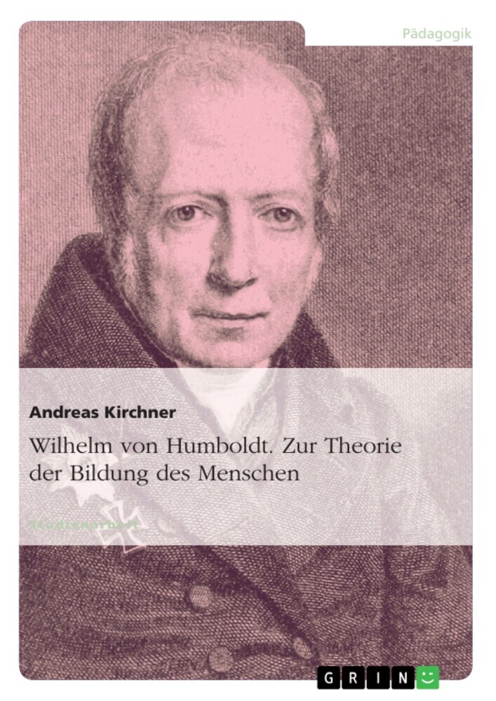 Wilhelm von Humboldt. Zur Theorie der Bildung des Menschen main product photo