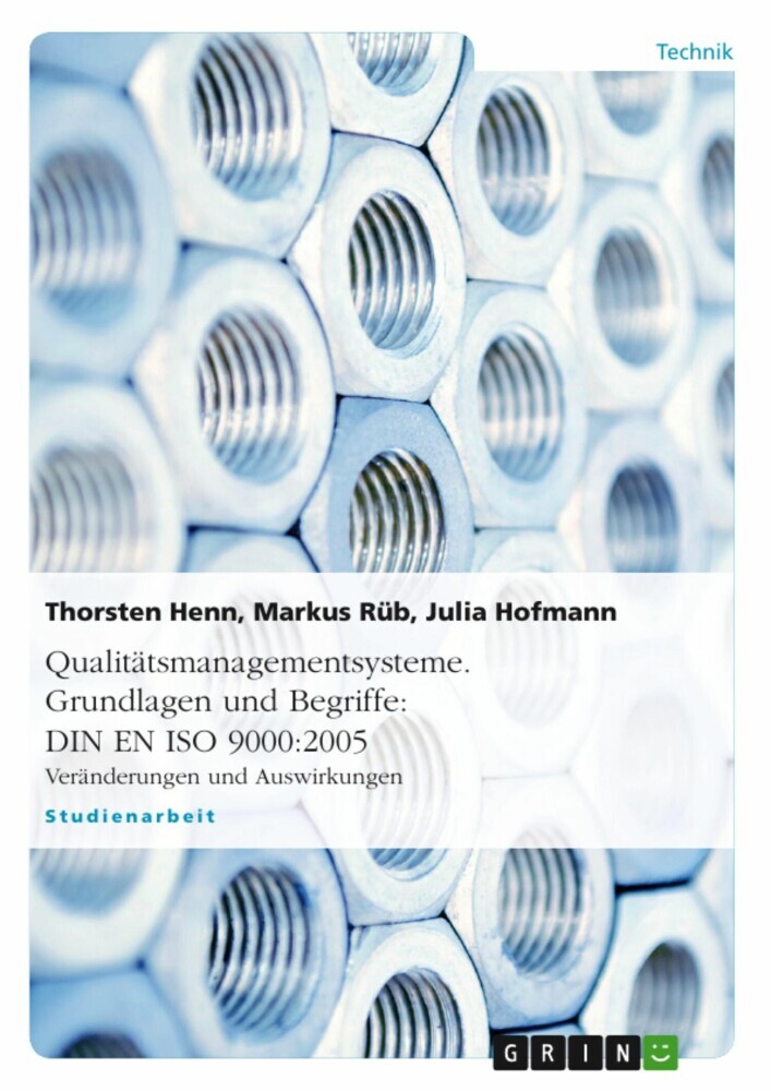 Qualitätsmanagementsysteme. Grundlagen und Begriffe: DIN EN ISO 9000:2005 main product photo