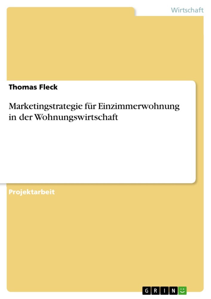 Marketingstrategie für Einzimmerwohnung in der Wohnungswirtschaft main product photo