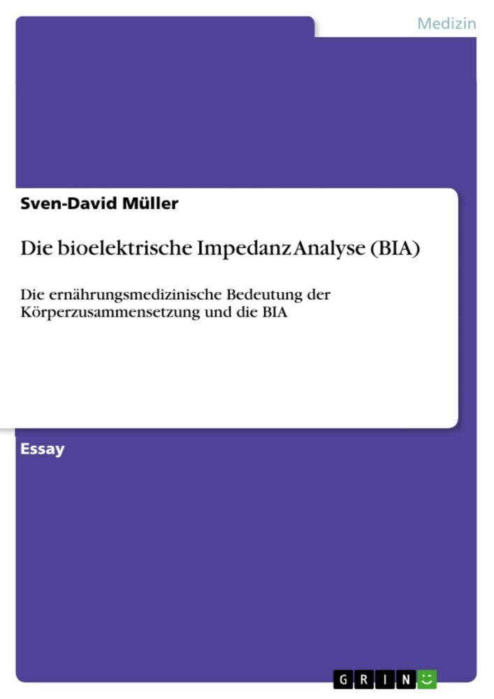 Die bioelektrische Impedanz Analyse (BIA) main product photo
