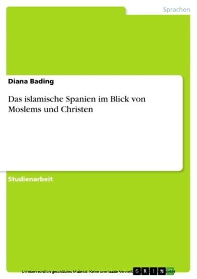 Das islamische Spanien im Blick von Moslems und Christen main product photo