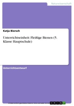 Unterrichtseinheit: Fleißige Bienen (5. Klasse Hauptschule)