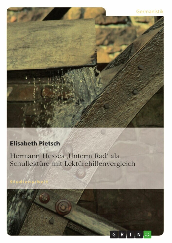 Hermann Hesses 'Unterm Rad' als Schullektüre mit Lektürehilfenvergleich main product photo