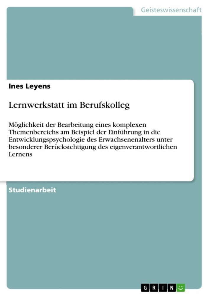 Lernwerkstatt im Berufskolleg main product photo