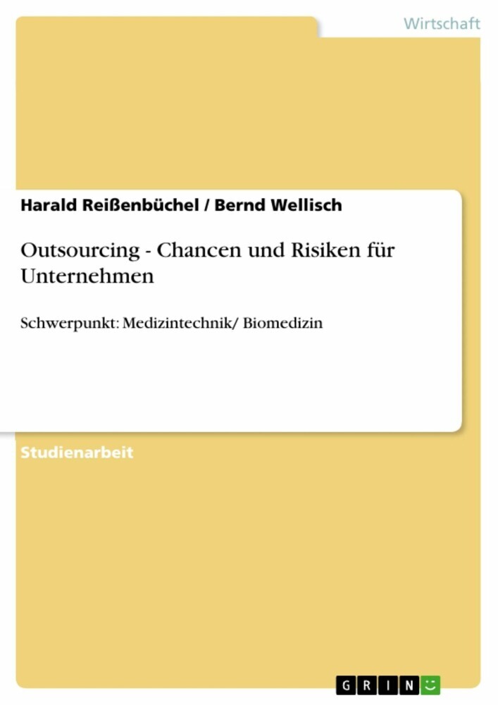 Outsourcing - Chancen und Risiken für Unternehmen main product photo