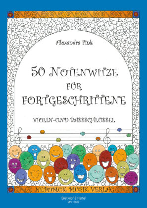50 Notenwitze für Fortgeschrittene, Ausgabe: Violin- und Bassschlüssel