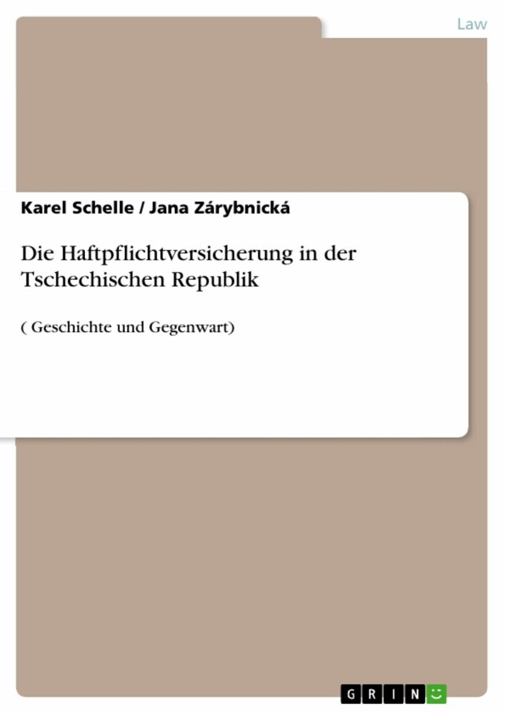 Die Haftpflichtversicherung in der Tschechischen Republik main product photo