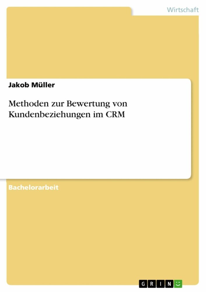 Methoden zur Bewertung von Kundenbeziehungen im CRM main product photo