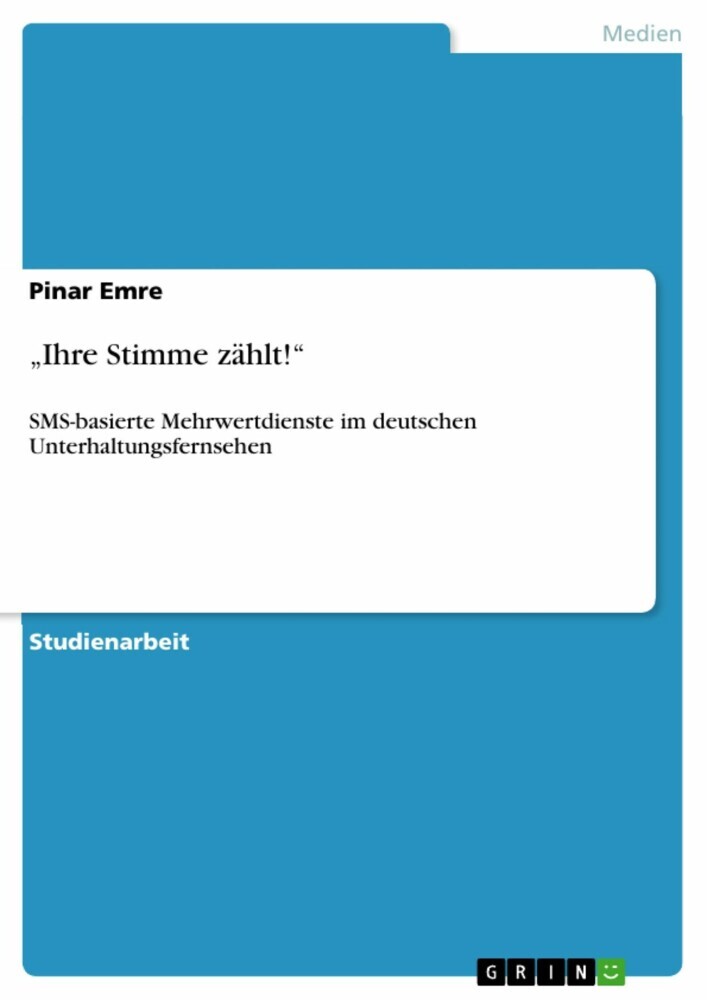 'Ihre Stimme zählt!' main product photo