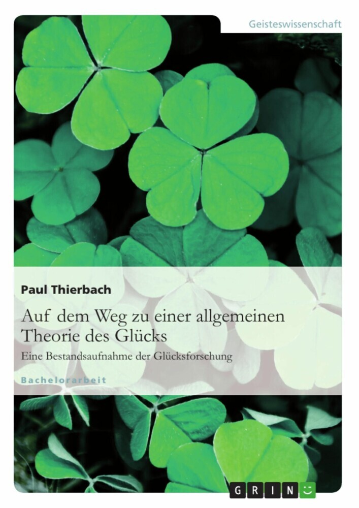 Auf dem Weg zu einer allgemeinen Theorie des Glücks main product photo