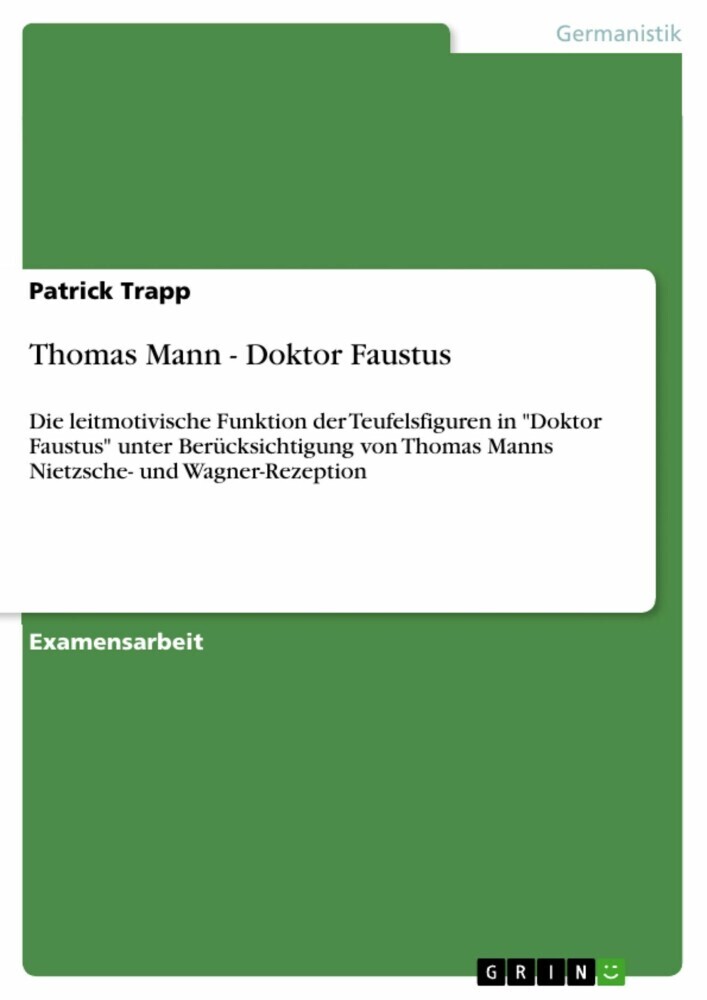 Thomas Mann - Doktor Faustus main product photo