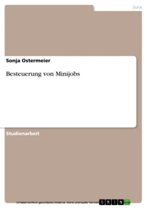 Besteuerung von Minijobs