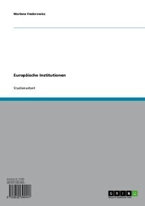 Europäische Institutionen main product photo