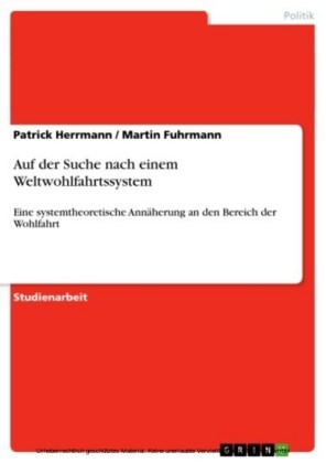 Auf der Suche nach einem Weltwohlfahrtssystem