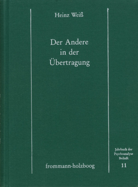 Der Andere in der Übertragung main product photo