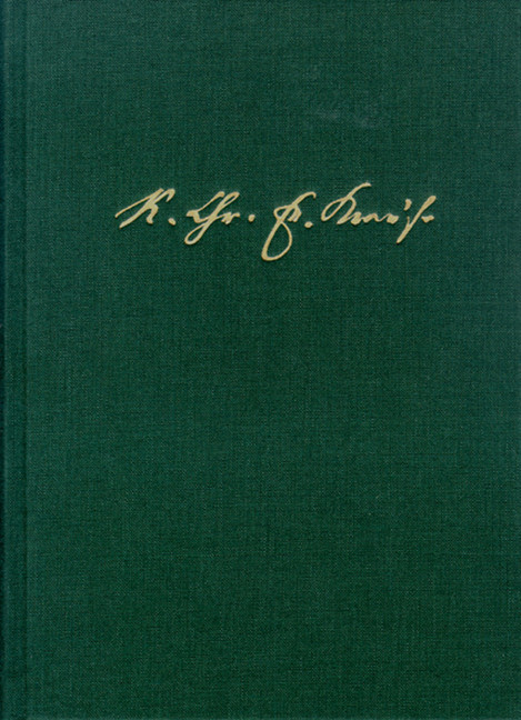 Karl Christian Friedrich Krause: Ausgewählte Schriften / Band I: Entwurf des Systems der Philosophie main product photo