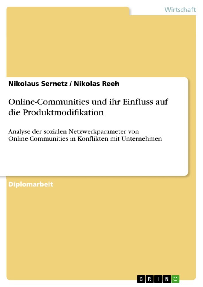 Online-Communities und ihr Einfluss auf die Produktmodifikation main product photo