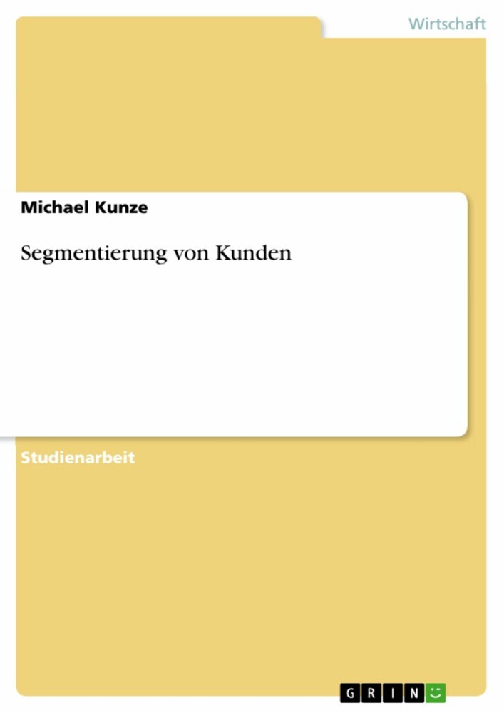 Segmentierung von Kunden main product photo