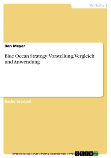 Blue Ocean Strategy: Vorstellung, Vergleich und Anwendung main product photo