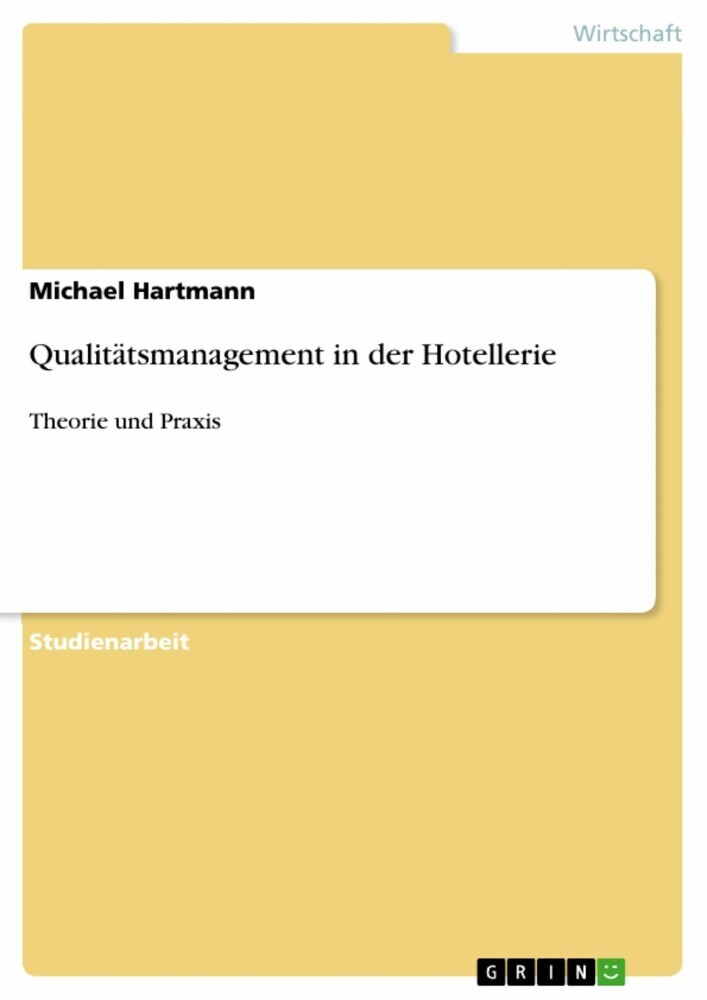 Qualitätsmanagement in der Hotellerie main product photo