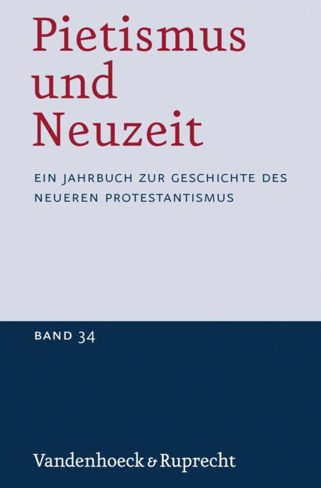 Pietismus und Neuzeit Band 34 - 2008 main product photo
