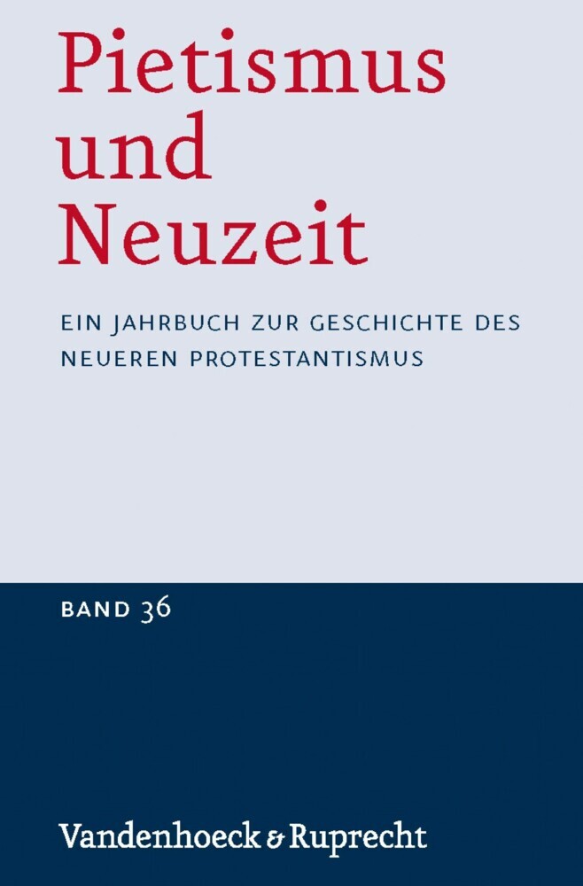 Pietismus und Neuzeit Band 36 - 2010 main product photo