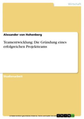 Teamentwicklung: Die Gründung eines erfolgreichen Projektteams