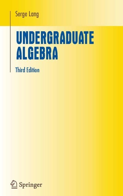 Undergraduate Algebra main product photo