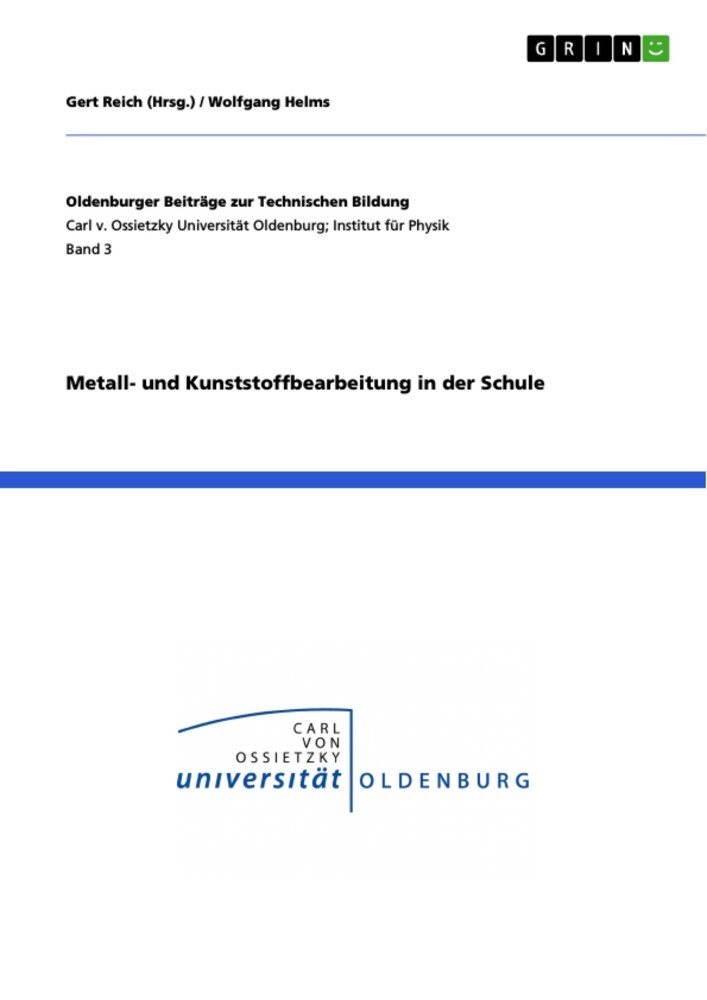 Metall- und Kunststoffbearbeitung in der Schule main product photo
