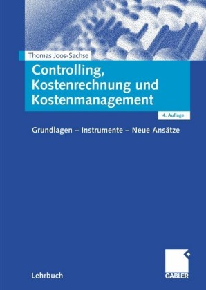 Controlling, Kostenrechnung und Kostenmanagement