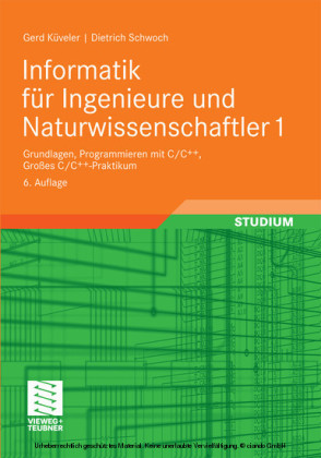 Informatik für Ingenieure und Naturwissenschaftler 1