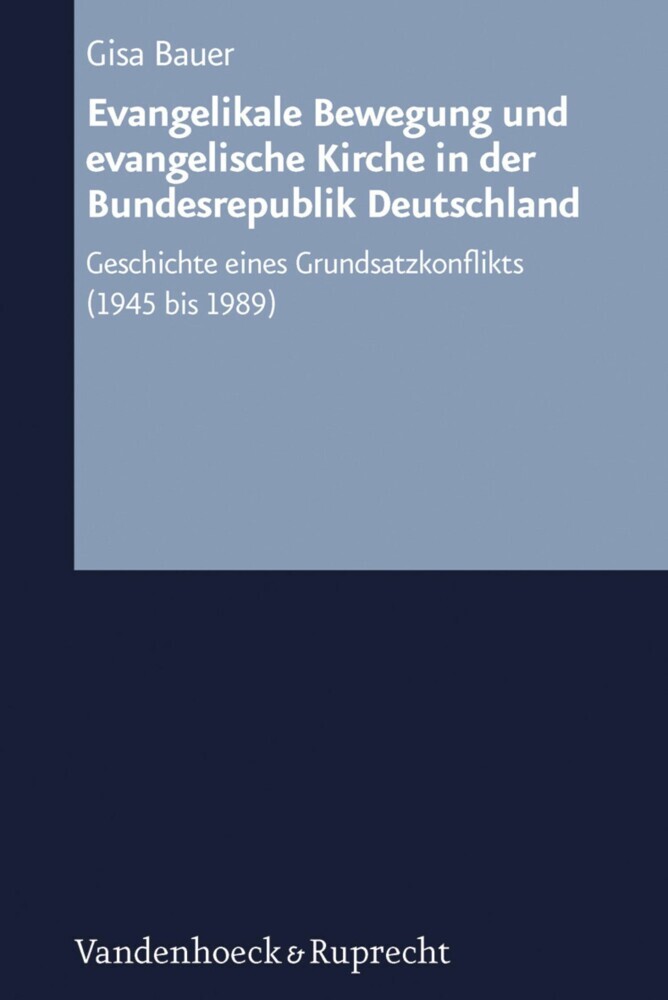 Evangelikale Bewegung und evangelische Kirche in der Bundesrepublik Deutschland main product photo