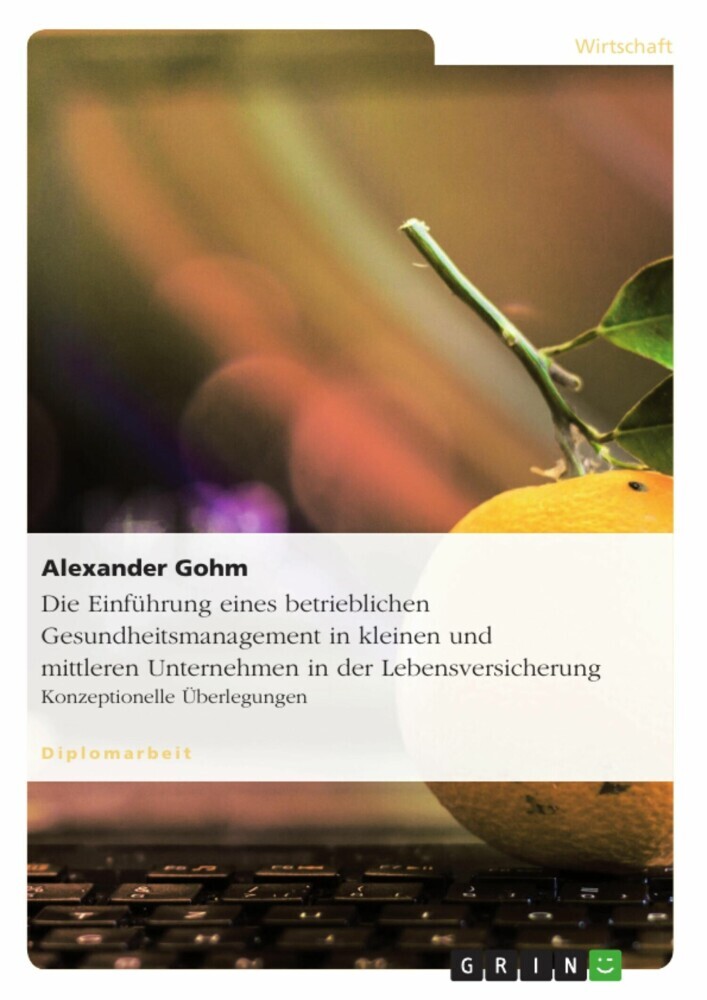 Die Einführung eines betrieblichen Gesundheitsmanagement in kleinen und mittleren Unternehmen main product photo
