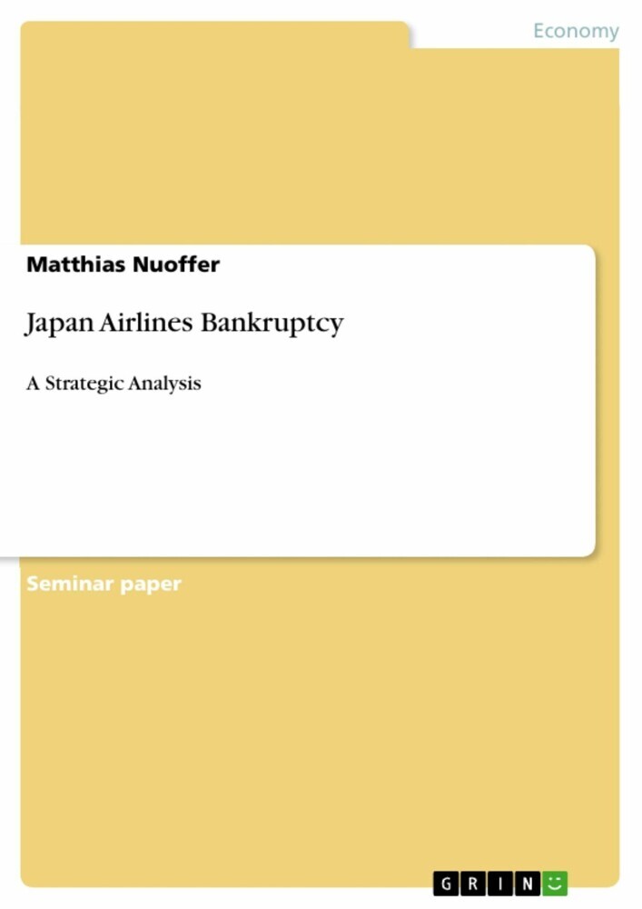 Japan Airlines Bankruptcy main product photo