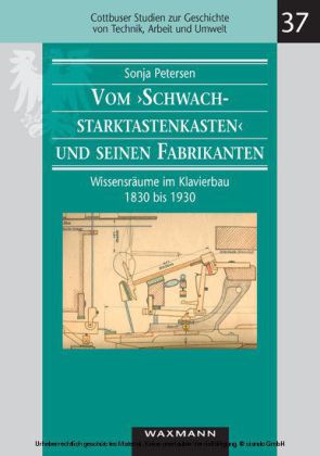 Vom "Schwachstarktastenkasten" und seinen Fabrikanten. Wissensräume im Klavierbau 1830 bis 1930