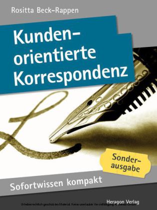 Sofortwissen kompakt: Kundenorientierte Korrespondenz main product photo