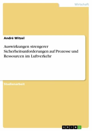 Auswirkungen strengerer Sicherheitsanforderungen  auf Prozesse und Ressourcen im Luftverkehr