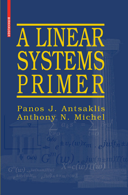 A Linear Systems Primer main product photo