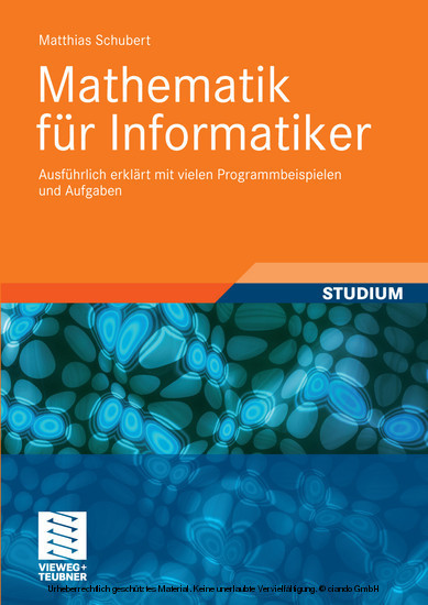 Mathematik für Informatiker main product photo
