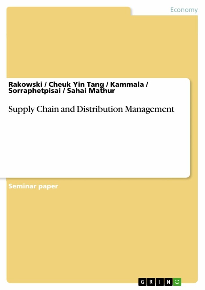 Supply Chain and Distribution Management main product photo